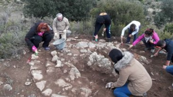 Encuentran en Aguaviva una necrópolis ibérica con al menos 20 túmulos