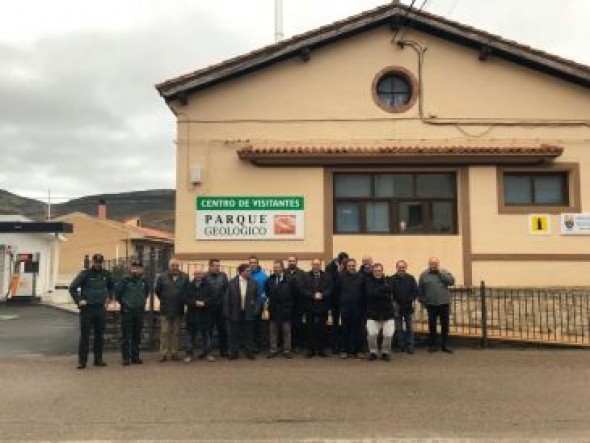 Aliaga quiere atraer a universitarios españoles a su parque geológico, que cumple 25 años