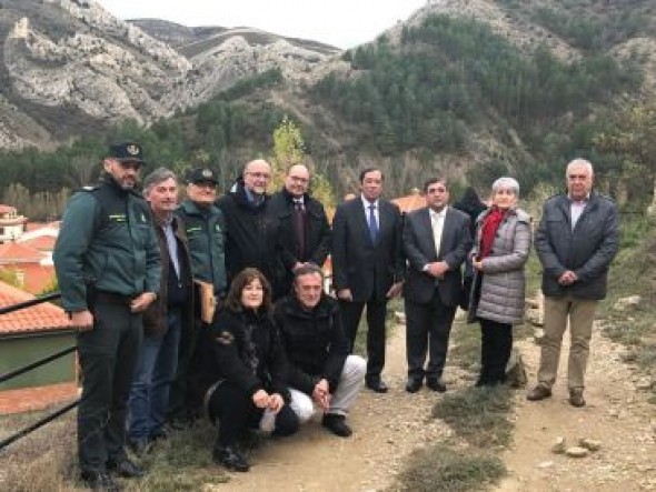 Aliaga quiere atraer a universitarios españoles a su parque geológico, que cumple 25 años