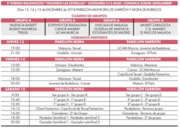 La competición sube de nivel en el Torneo de Navidad de Gúdar Javalambre con 12 equipos