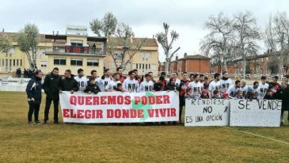 El fútbol se suma a las reivindicaciones por el futuro de la provincia