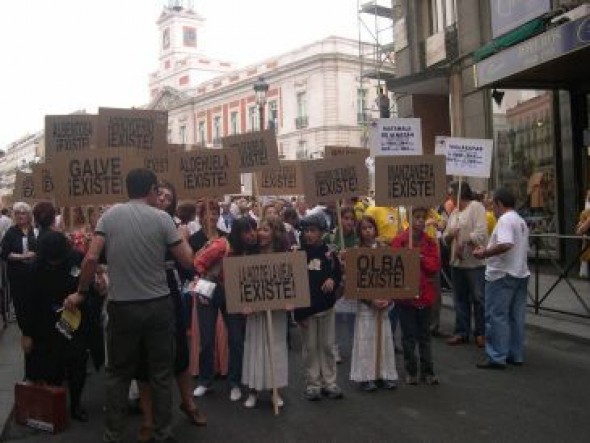 Los vecinos calientan el clima para la protesta de Teruel Existe y otras plataformas en Madrid