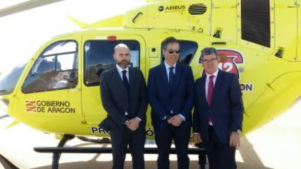 La renovación de los helicópteros sanitarios y de emergencias de Aragón permitirá mejorar el servicio en Teruel