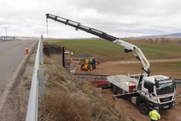 La DPT ensancha el puente de la TE-V-9026 que une Alba del Campo con Santa Eulalia