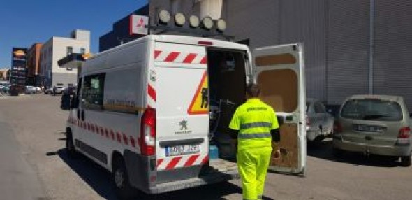El Ayuntamiento de Teruel comienza a repintar la señalización vial horizontal en buena parte de la ciudad