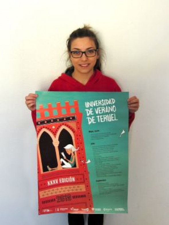 Laura Sanz Villagrasa, ilustradora: “Con el cartel de los cursos de la UVT quería transmitir el dinamismo del aprendizaje”