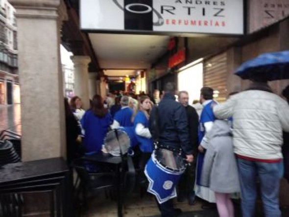 Suspendida la procesión del Jueves Santo en Teruel capital por la lluvia