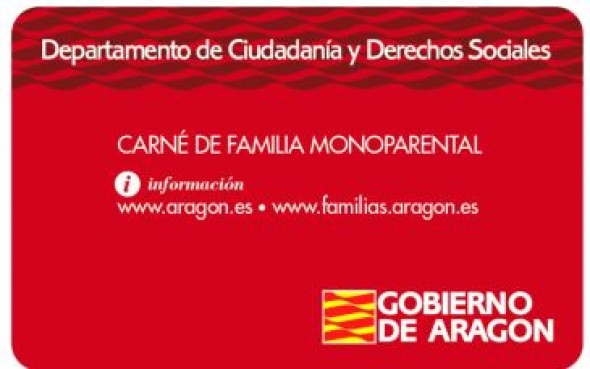 Solo el 5% de las consultas sobre el carné de familia monoparental de Aragón se han realizado desde la provincia de Teruel