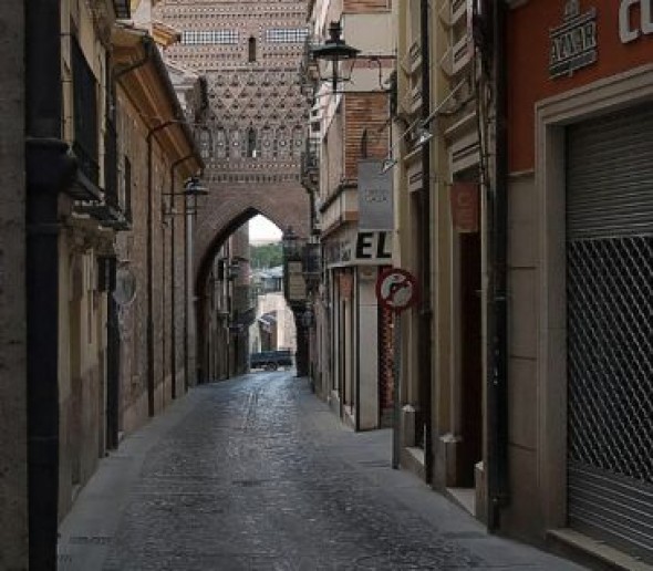 La calle El Salvador de Teruel, cortada al tráfico desde el lunes 29 de julio hasta el jueves 1 de agosto