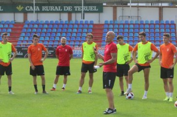 Primera prueba del CD Teruel de Láinez en condiciones de fuego real