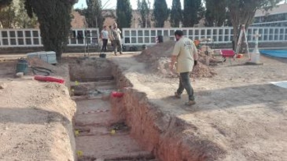 La prospección en el cementerio de Alcañiz para localizar a cuatro fusilados de Foz Calanda termina sin encontrar los restos
