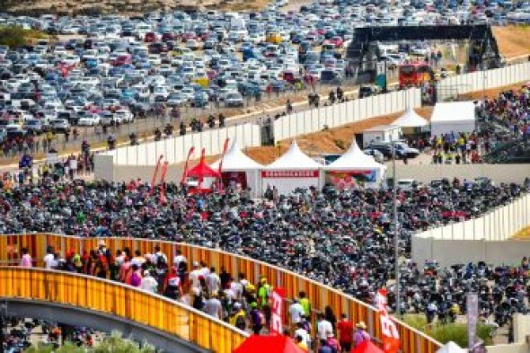 La décima edición del GP Aragón en Motorland acaba con una asistencia total de 104.390 personas