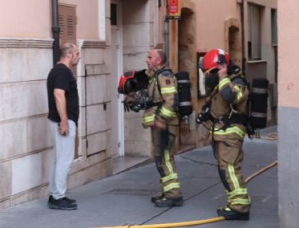 Desalojado un restaurante de Teruel tras un incendio originado en la campana extractora de humos