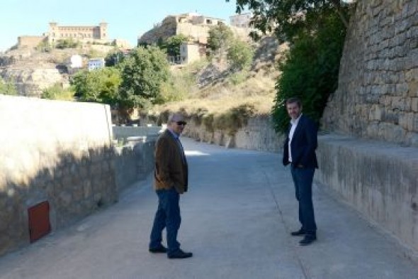 El Ayuntamiento de Alcañiz rehabilita el entorno del Cantón de la loba