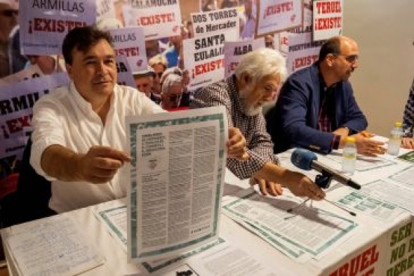 Teruel Existe refleja en su programa para el 10 de noviembre las demandas históricas de la provincia