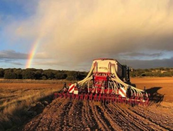 Las lluvias suaves del último mes facilitan la siembra del cereal de invierno en la provincia de Teruel