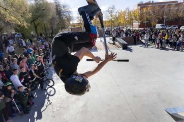 El nuevo skate park de Teruel lleva ya el nombre de Nacho López Gracia