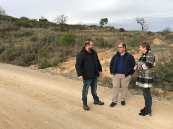 La DPT mejorará caminos rurales en Valdeltormo y una acequia obstruida por unas obras