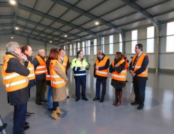 Lambán visita el aeropuerto de Teruel: Con estas inversiones, Teruel se sitúa cada vez más en el mapa de la aeronáutica española