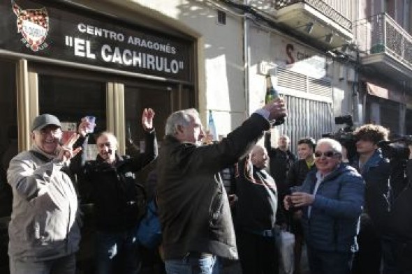 El Premio Gordo de la Lotería de Navidad deja 12,5 millones de euros en Calanda y Alcañiz