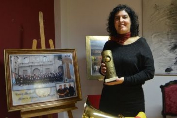 Sandra Prats, presidenta de la Unión Musical Virgen de Pueyos de Alcañiz: “Hemos crecido conforme lo han hecho las ilusiones de todos los socios”