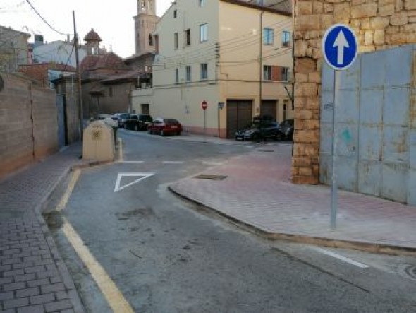 Reordenación del tráfico en la calle Pirineos de Teruel tras su remodelación