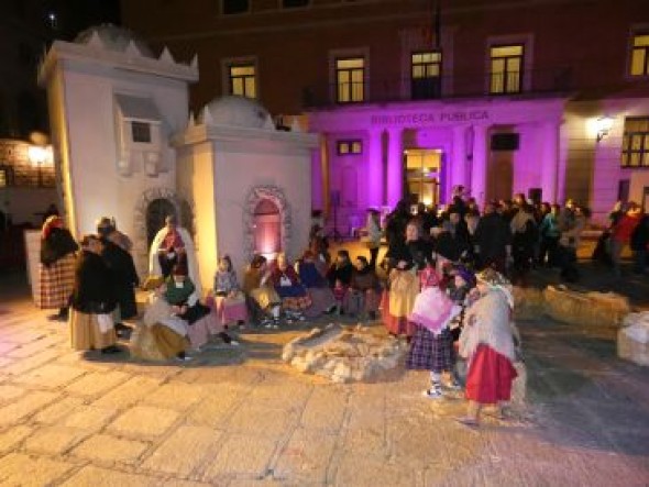 Las ‘Joticas al Niño’, protagonistas en la inauguración del Belén viviente de Teruel