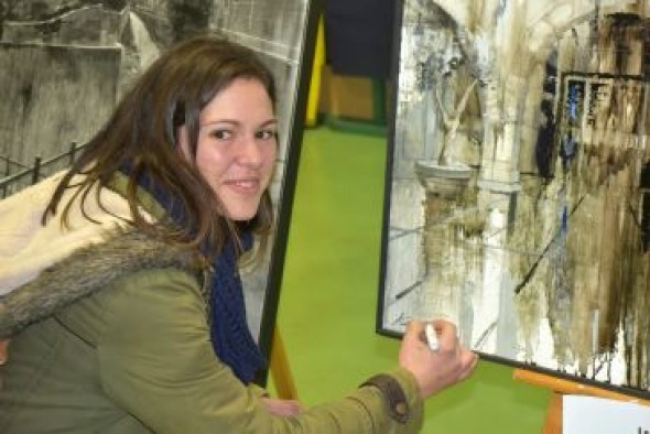 Aida Mauri Crusat se hace con el Concurso de Pintura de Alcorisa