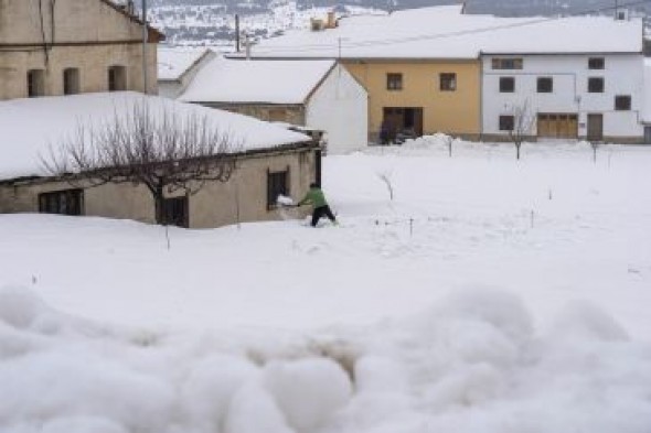 El paso de la borrasca Gloria por la provincia de Teruel: 115 municipios han notificado daños
