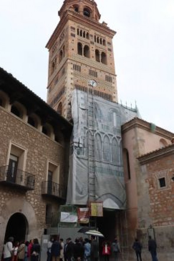 La última fase de rehabilitación de la torre de la Catedral de Teruel, a licitación