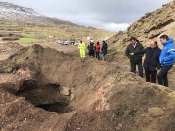 La Diputación de Teruel contrata quince máquinas para la limpieza de caminos afectados por la borrasca Gloria