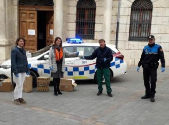 Piensos Sol dona material sanitario al hospital de Teruel y al Ayuntamiento