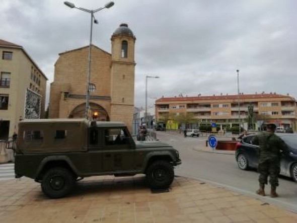 El Ejército patrullará este domingo las calles de Teruel y Alcañiz