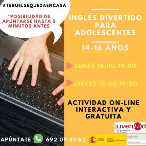 El Ayuntamiento de Teruel ofrece cuentacuentos infantiles online y cursos gratuitos de inglés y manualidades