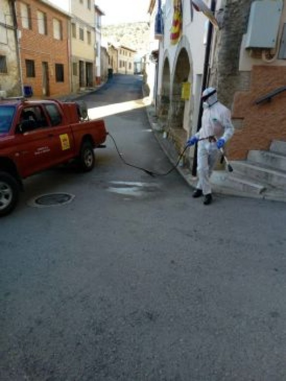 Personal de Sarga trabajará en labores de desinfección en la Sierra de Albarracín