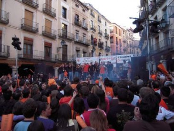 El CV Teruel recuerda la primera fiesta como campeón de Superliga