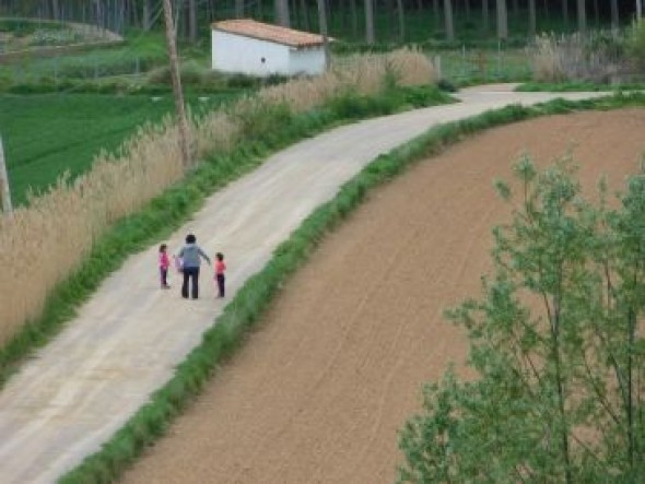 Los habitantes de los barrios rurales de Teruel celebran poder ir al huerto