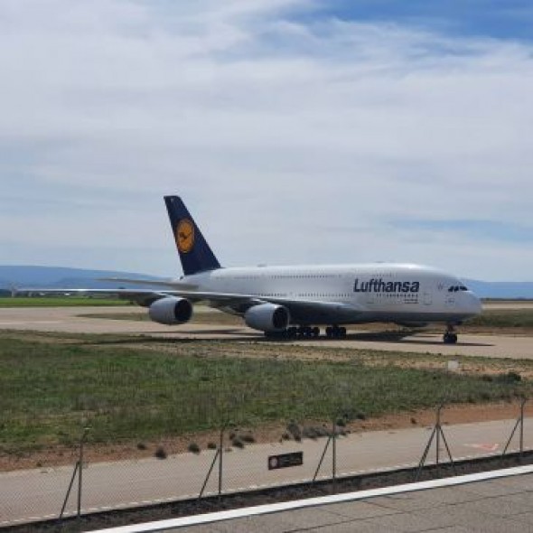 Tarmac ya cuida de 96 aeronaves en el Aeropuerto de Teruel y espera llegar hasta las 125 ó 130