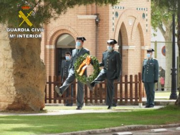 La Guardia Civil de Teruel realiza un acto simbólico en el 176 aniversario de la fundación del cuerpo