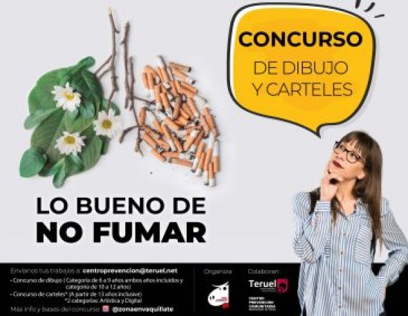 El Ayuntamiento de Teruel organiza concursos y actividades por el Día Mundial Sin Tabaco