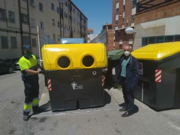 Los nuevos contenedores se instalarán en el Centro de Teruel cuando el consistorio diga la ubicación