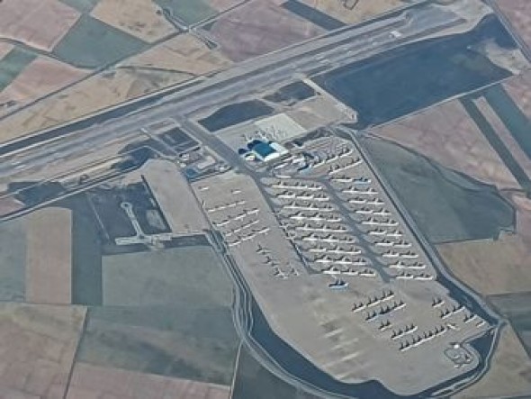 Tarmac solicita la quinta ampliación de la campa pavimentada de estacionamiento de aviones en el Aeropuerto de Teruel