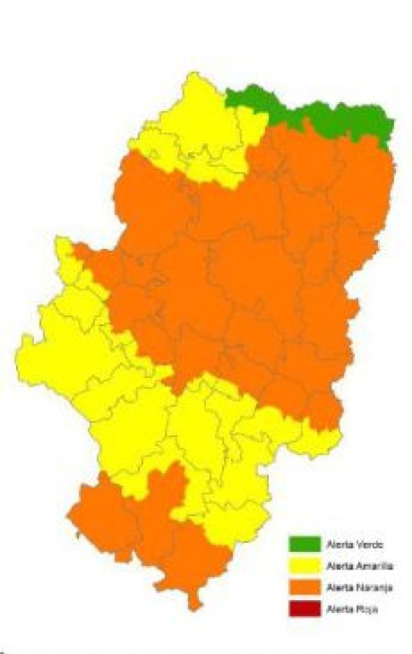 Baja a alerta naranja el riesgo de incendios forestales en varias zonas de la provincia de Teruel