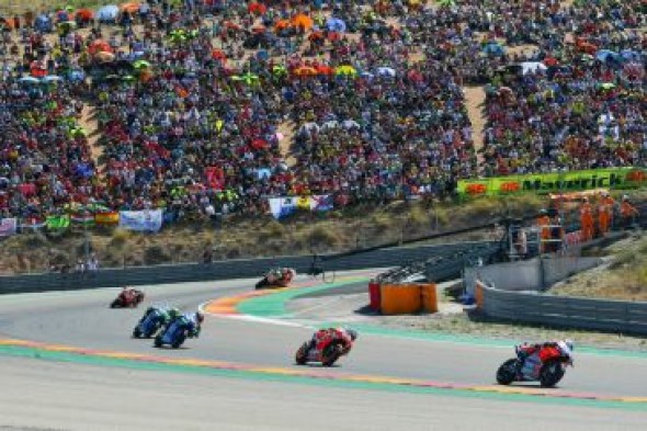 Motorland Aragón anuncia que se celebrarán sin público las dos carreras de Moto GP y el resto de pruebas mundialistas