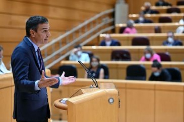Pedro Sánchez anuncia en el Senado un taller de Renfe en Teruel, pero no da más detalles