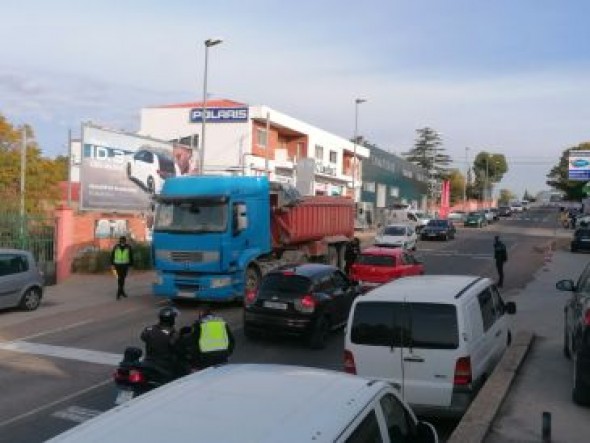 Controles en los puntos estratégicos de Teruel en las primeras horas de confinamiento perimetral