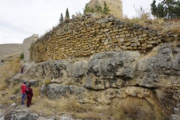 Los trabajos en la muralla de Albarracín destapan su lienzo mejor conservado