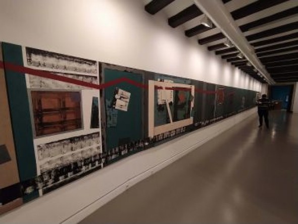 Prorrogada hasta enero la exposición Negro Esperanza de Miguel Ángel Encuentra en el Museo de Teruel