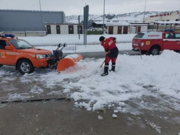 Abierta con nivel amarillo toda la red de carreteras de la Diputación, pero alerta por las placas de hielo