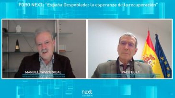 El secretario general del Reto Demográfico, Francisco Boya, anuncia la inminente convocatoria de ayudas a proyectos